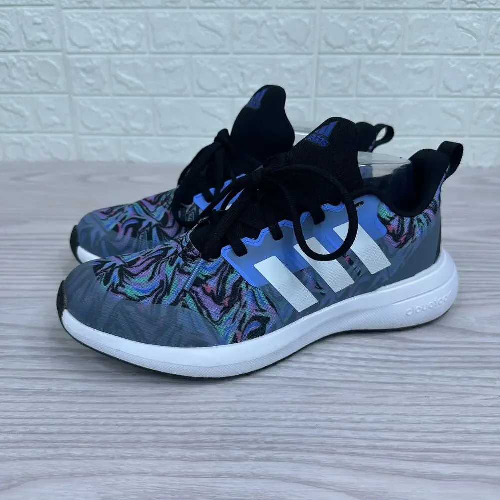 Adidas Running Shoes Blue Black WMNS 6 Athletic Sneakers Lightweight Trainer Gym - Picture 4 of 8